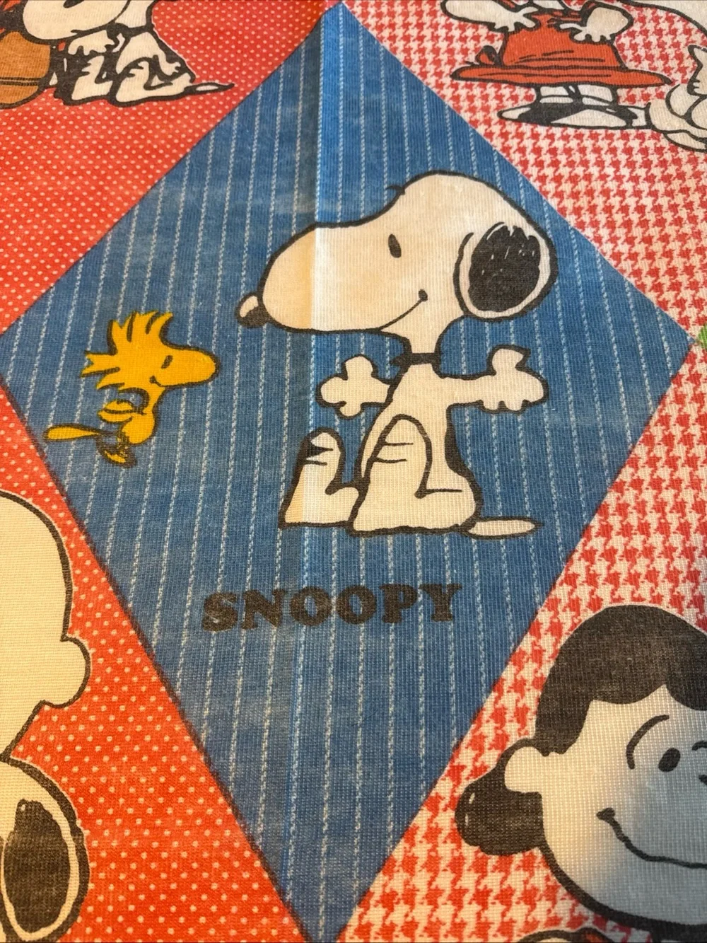 Peanuts Patchwork Snoopy Bedding Cover - Multicolor Lucy, peppermint Patty more!